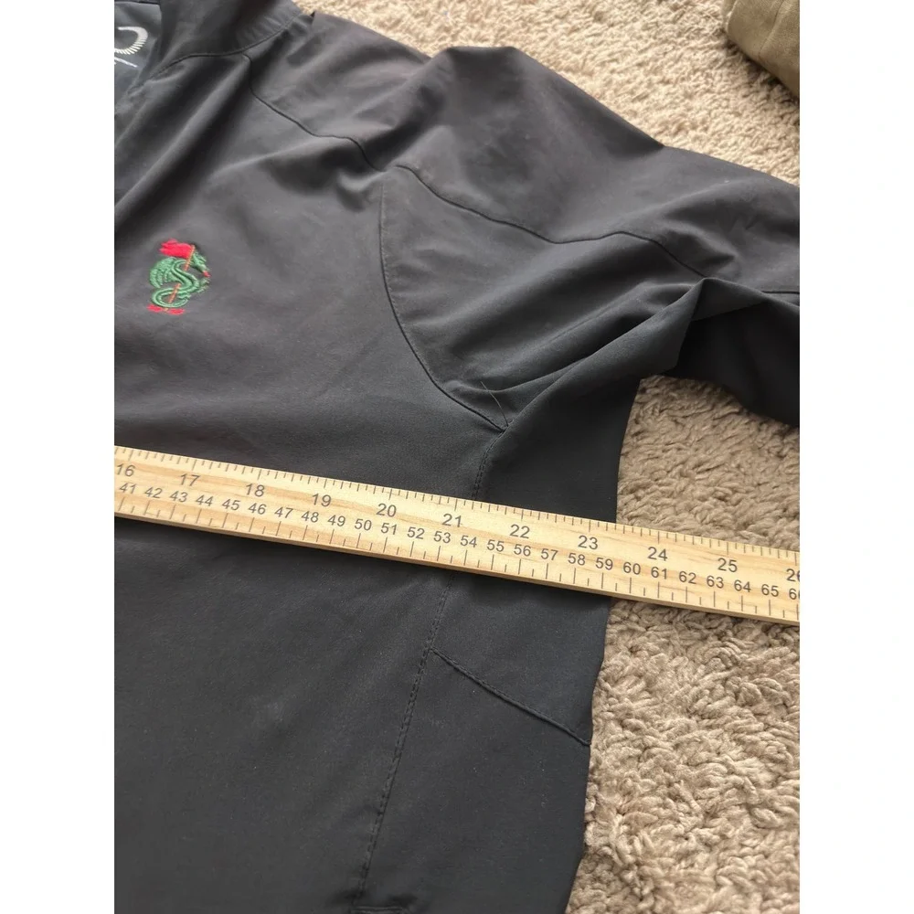 Zero Restriction Mens L Jacket Black Full Zip Monterey Peninsula Golf Club